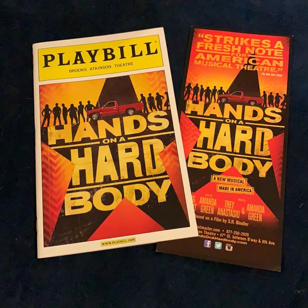 Hands on a Hardbody Musical Playbill
